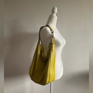 Coach Yellow Hobo Bag